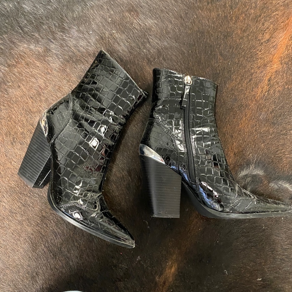 Public desire croc booties